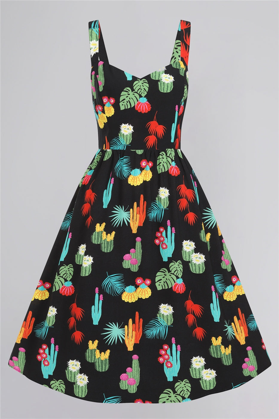 Nana Cacti Forest Swing Dress