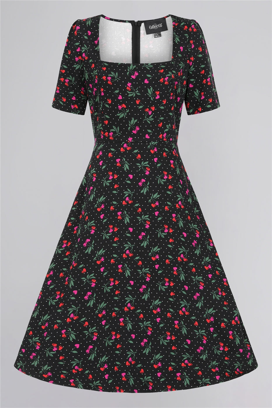 Tilda Sweetheart Cherry Swing Dress