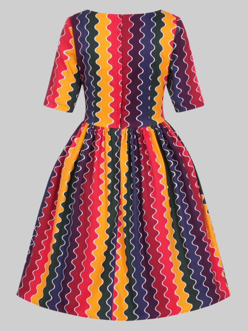 Amber-Lea Rainbow Wave Swing Dress