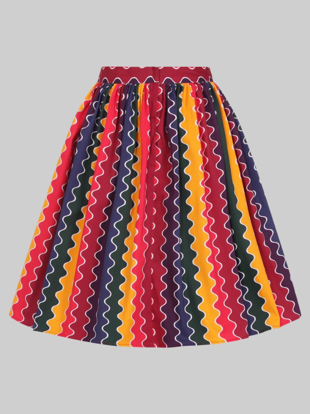 Jasmine Rainbow Wave Swing Skirt