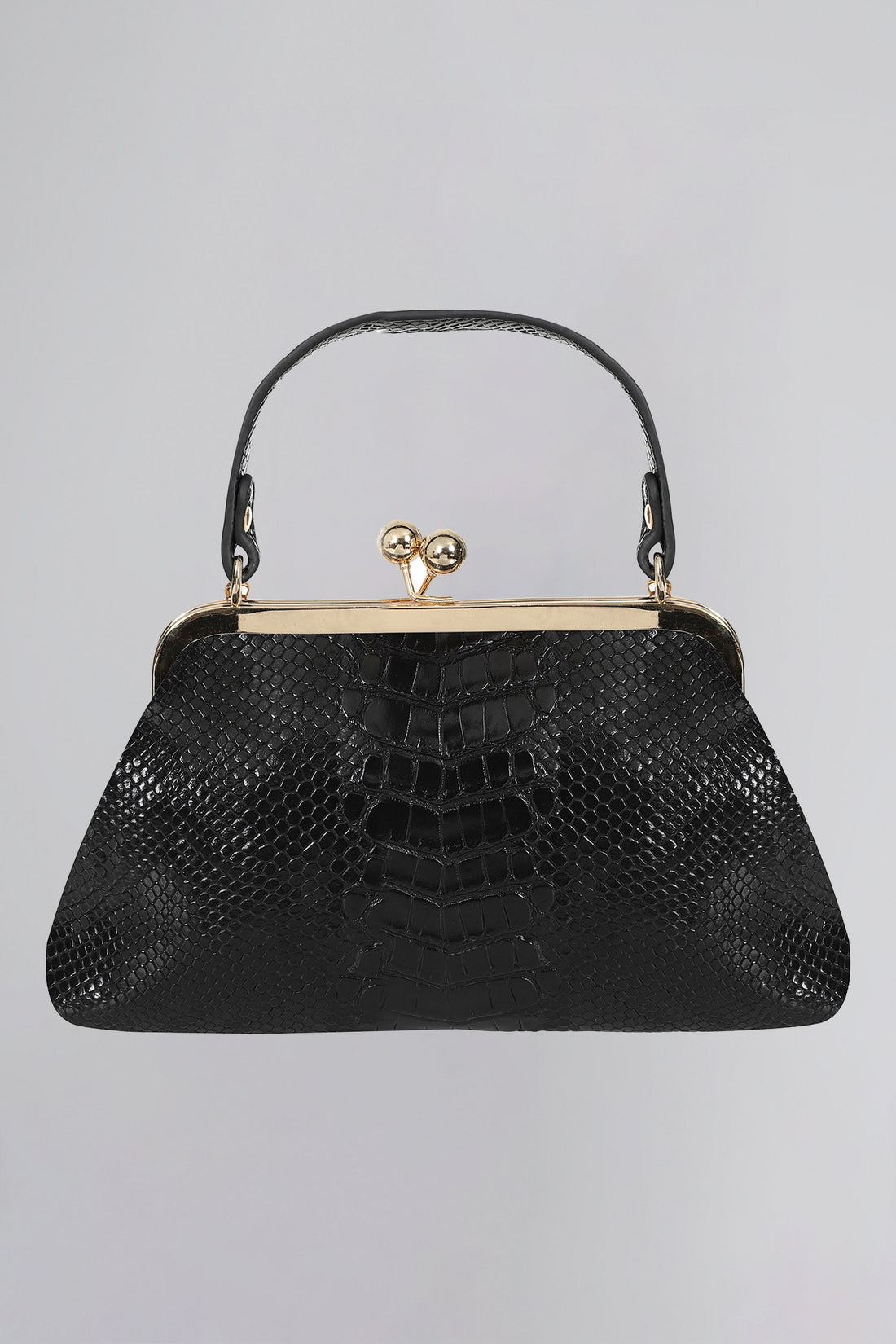 Doris Faux Croc Bag