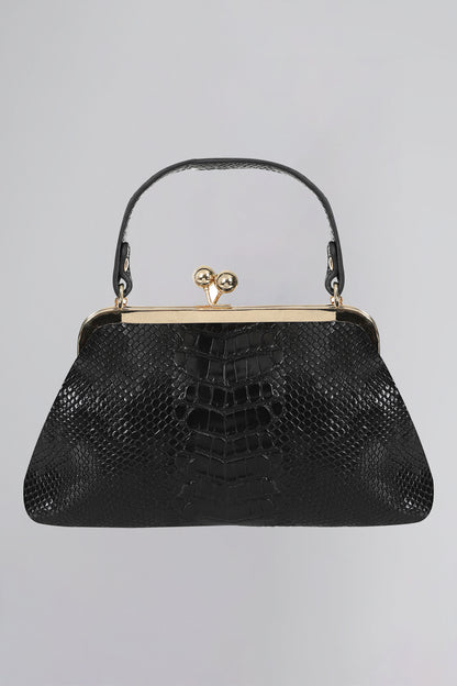 Doris Faux Croc Bag