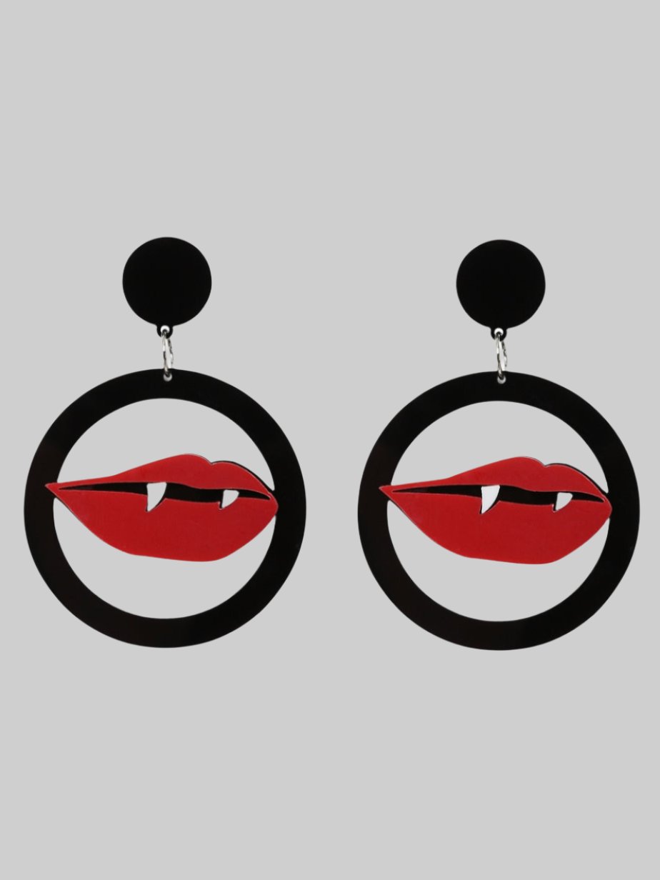 Vampy Kiss Earrings