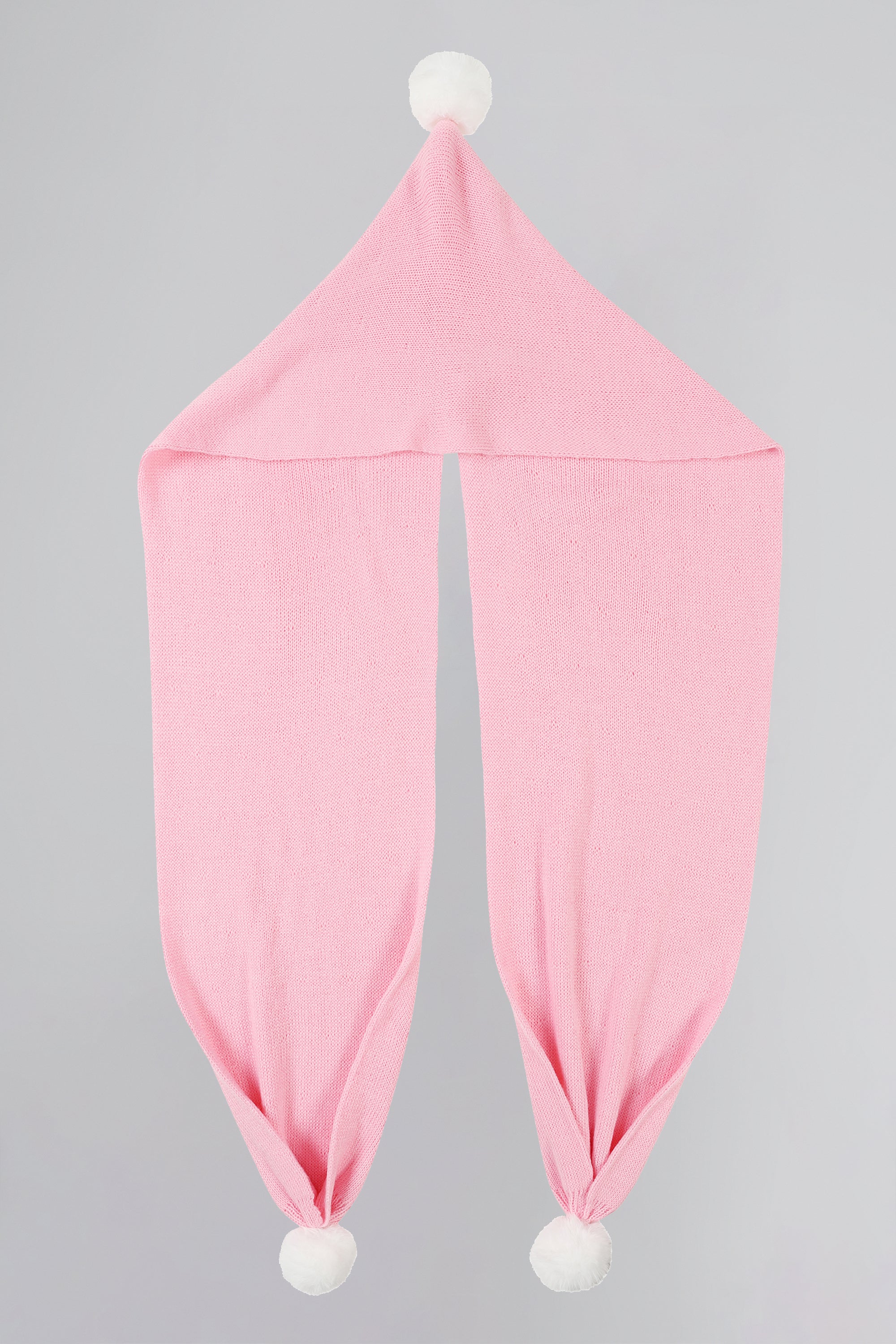 Alla Hooded Pink Scarf