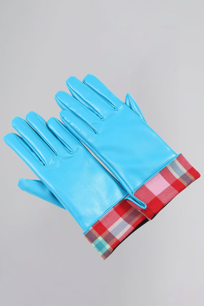 Winterberry Check Pu Gloves