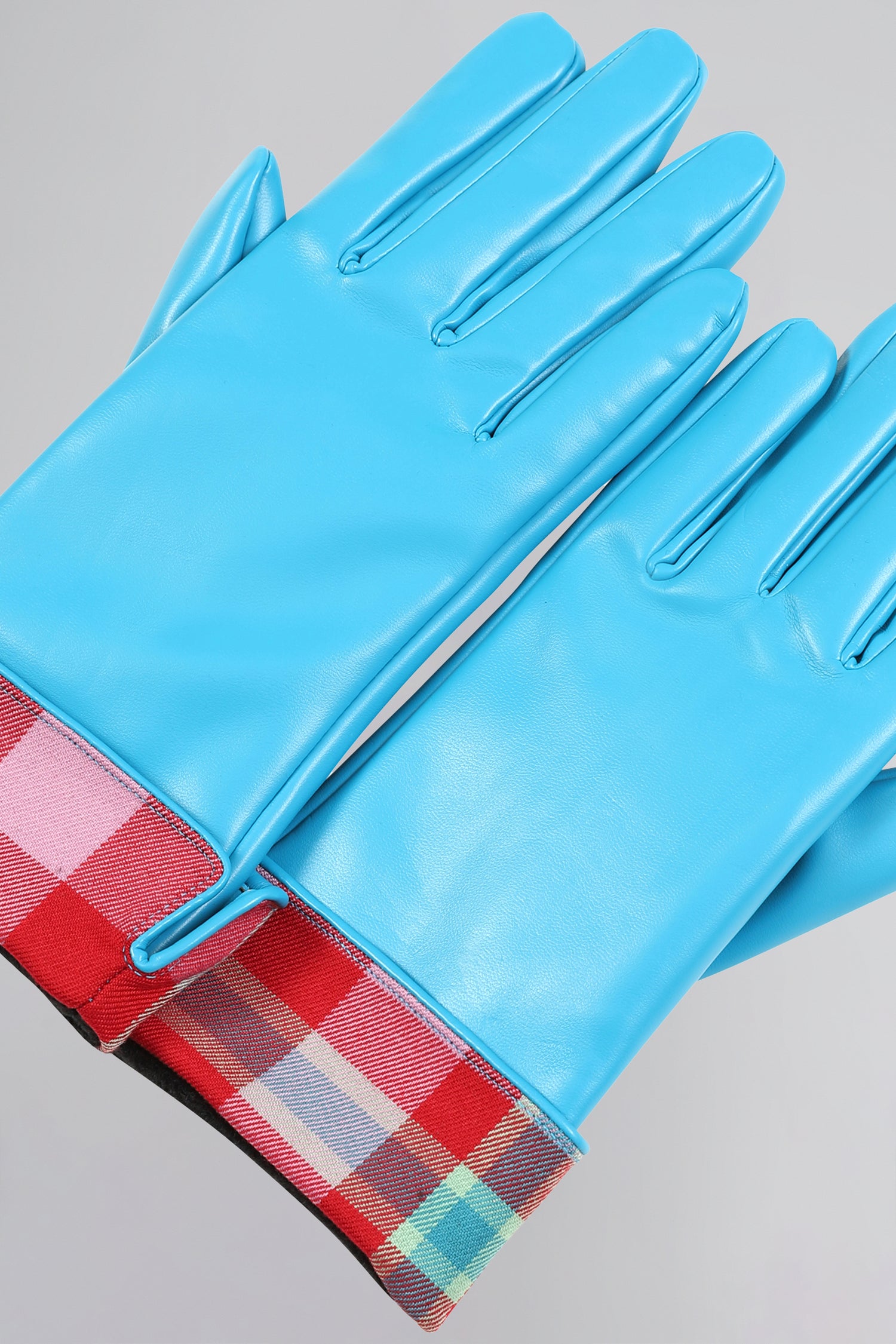 Winterberry Check Pu Gloves