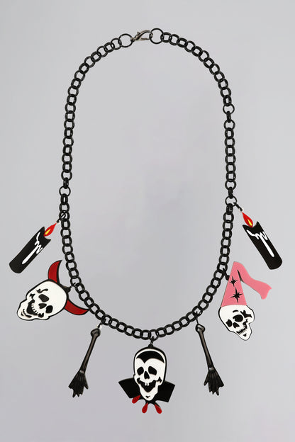 Skeleton Boo-Gie Necklace