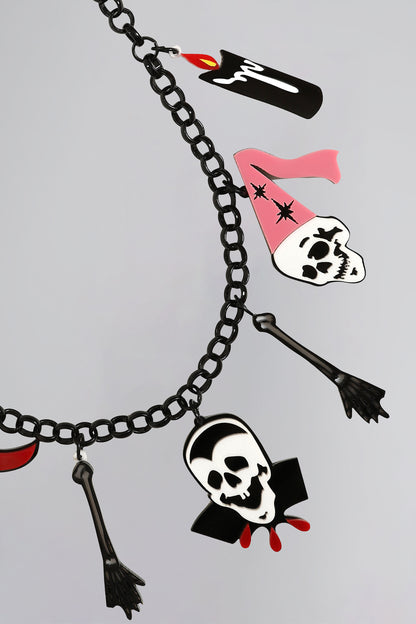 Skeleton Boo-Gie Necklace