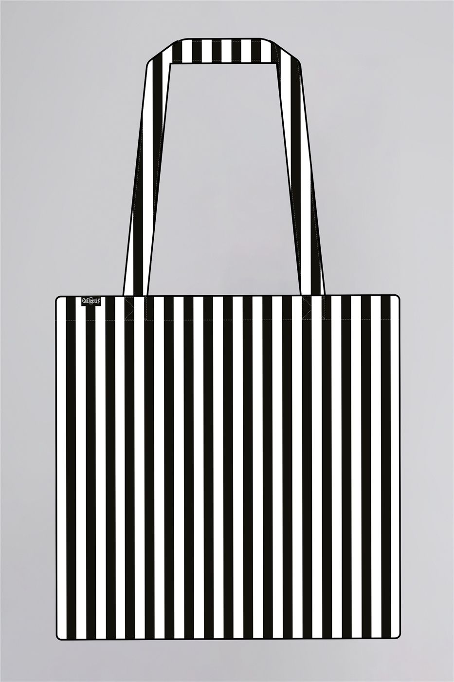 Striped Tote Bag