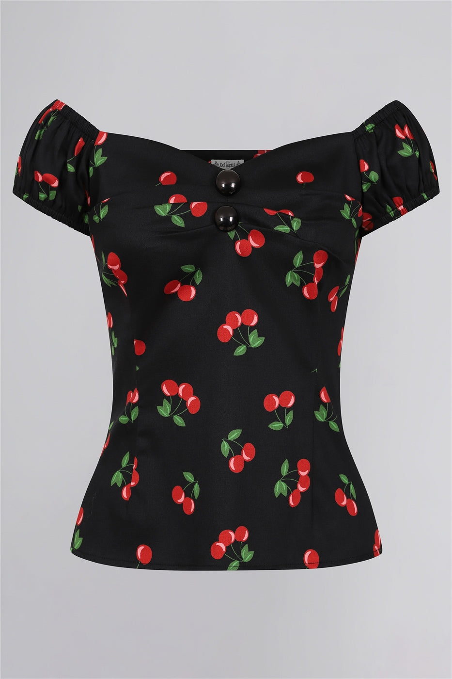 Dolores 50s Cherry Print Top