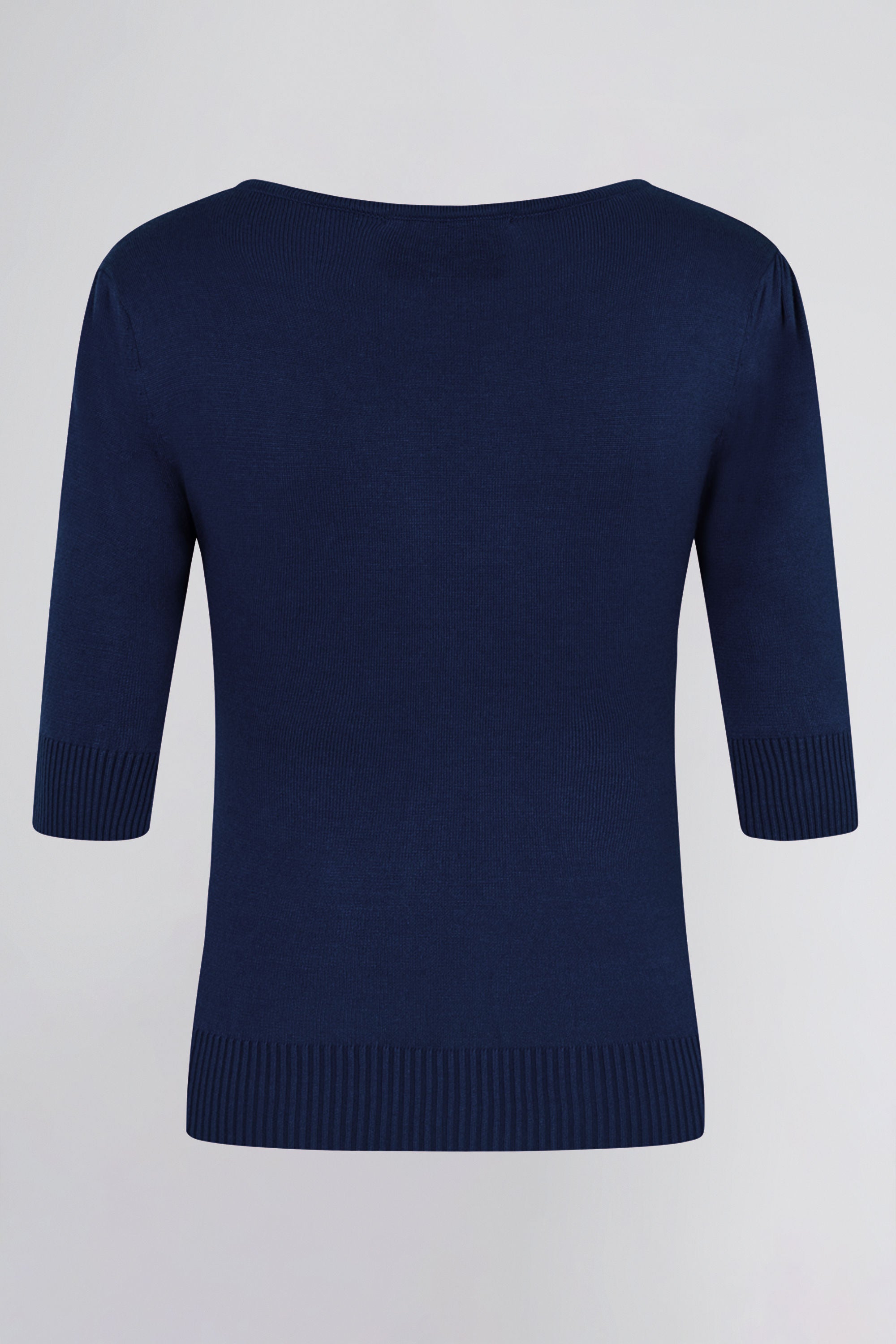 Chrissie Navy Knitted Top