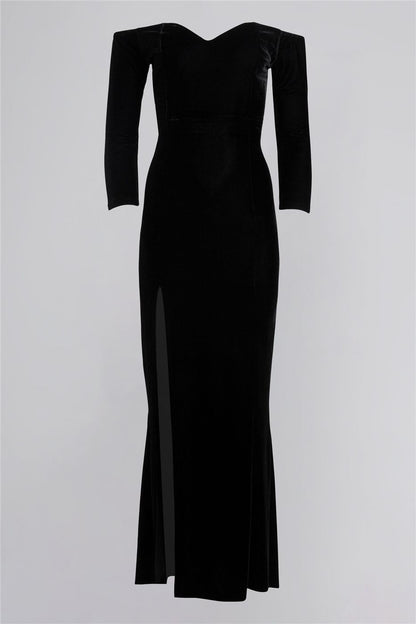 Anjelica Velvet Maxi Dress