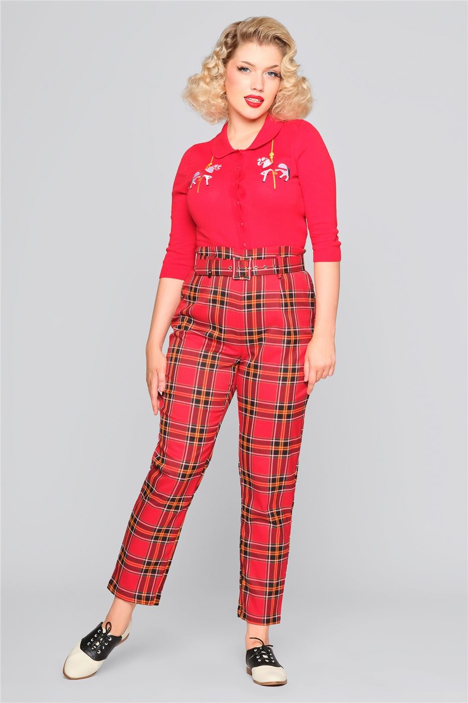 Thea Berry Check Trousers