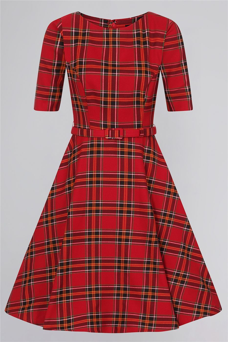 Suzanne Berry Check Swing Dress