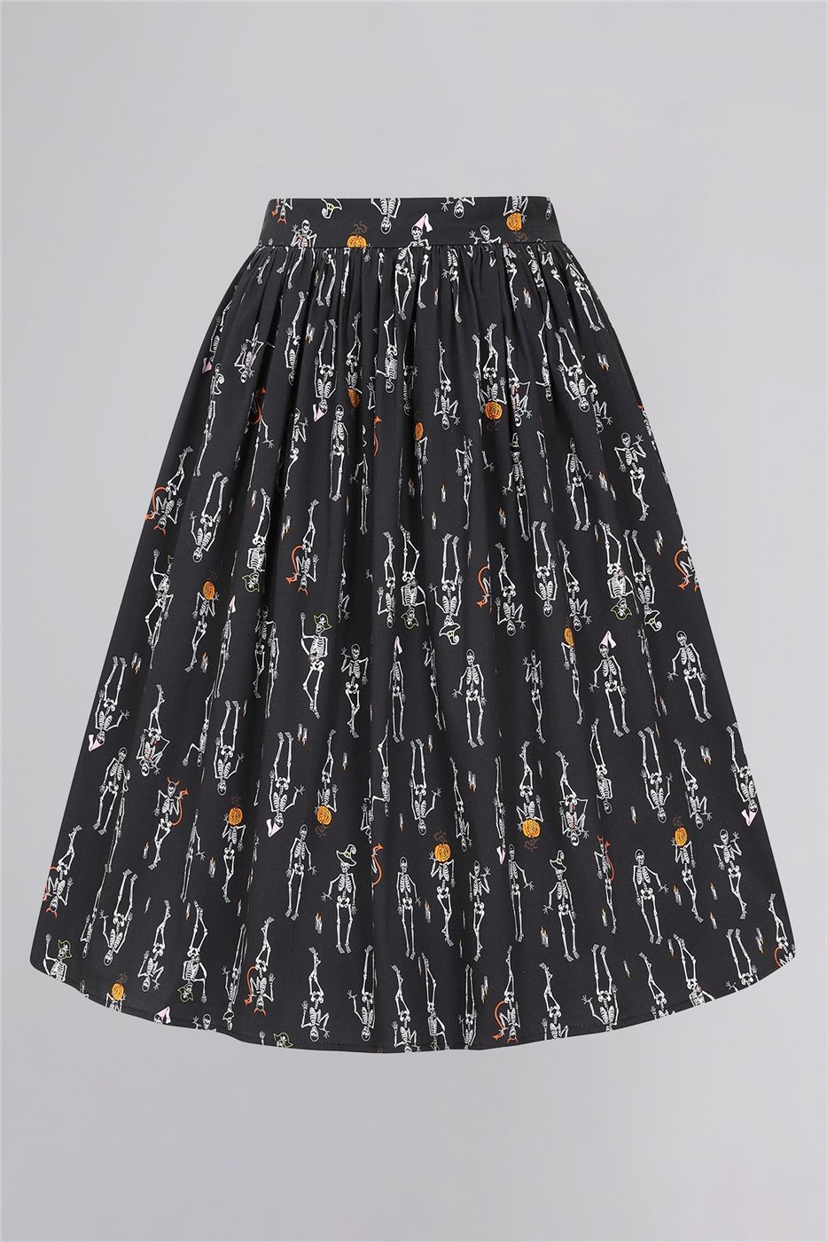 Jasmine Skeleton Boo-Gie Swing Skirt