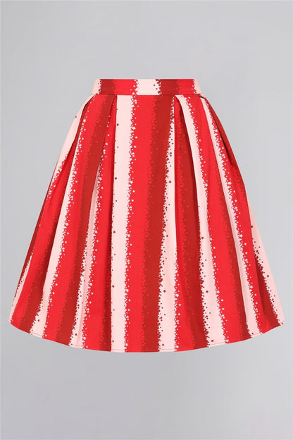 Marilu Stardust Stripe Swing Skirt