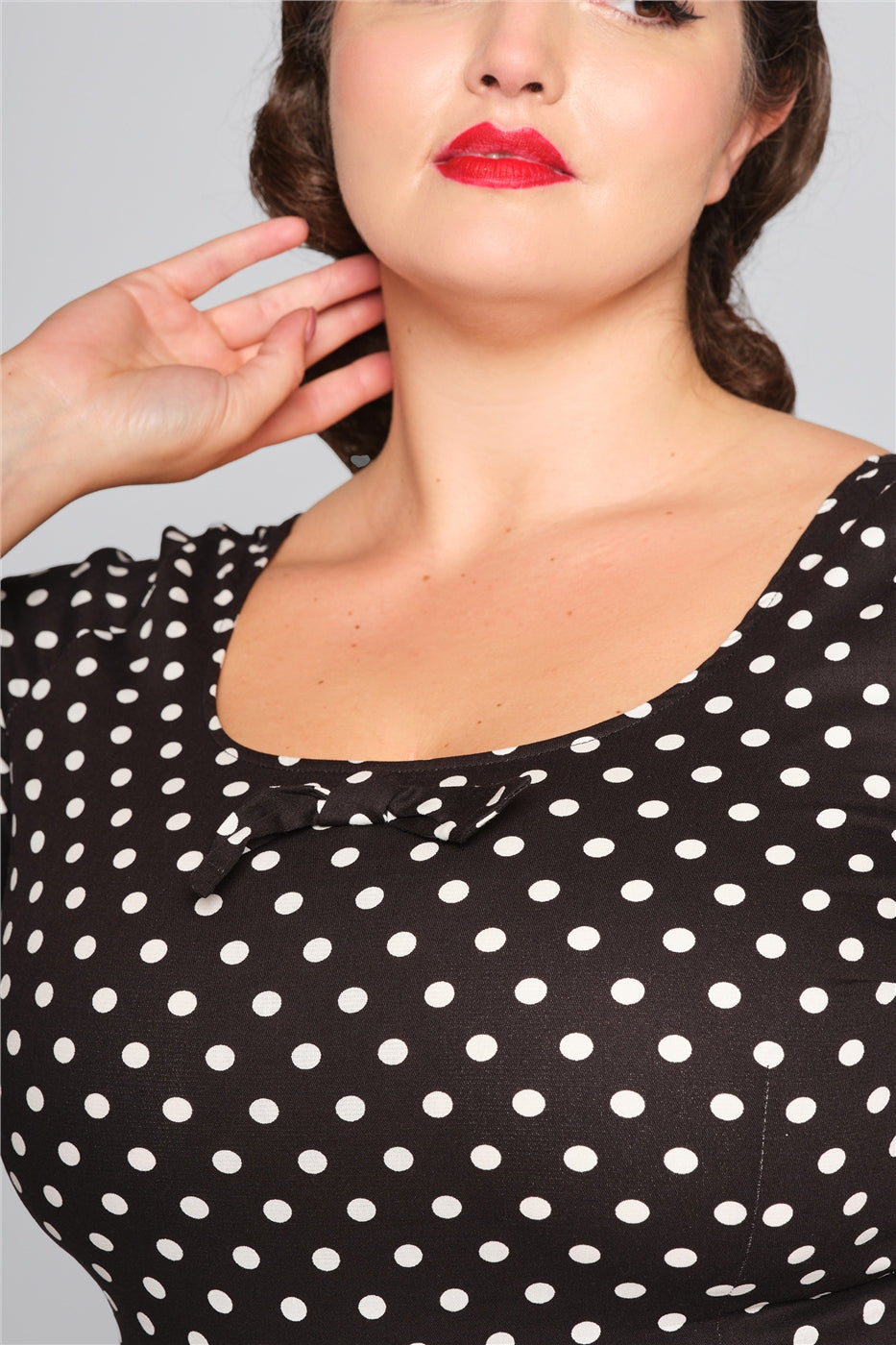 Suzy Polka Dot Print Top