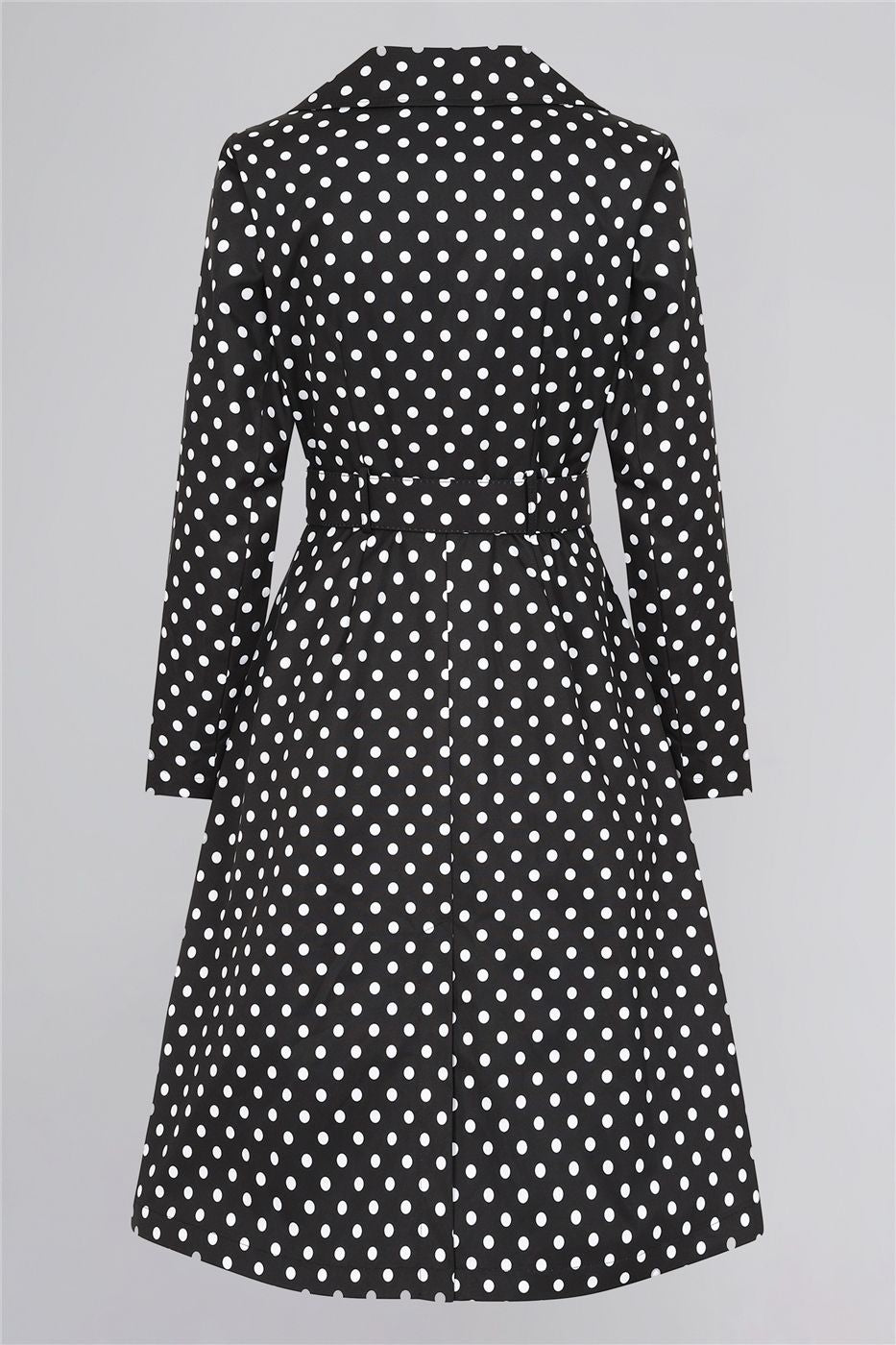 Jolianna Polka Trench Coat