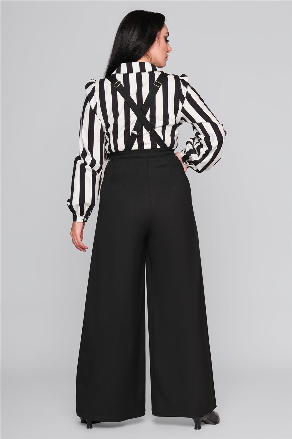 Glynda Plain Black Trousers