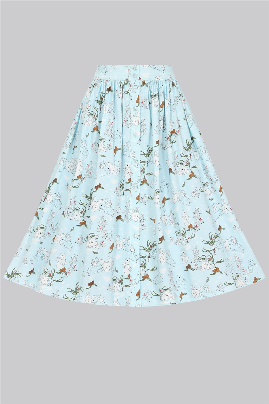 Mariana Snowy Rabbit Swing Skirt