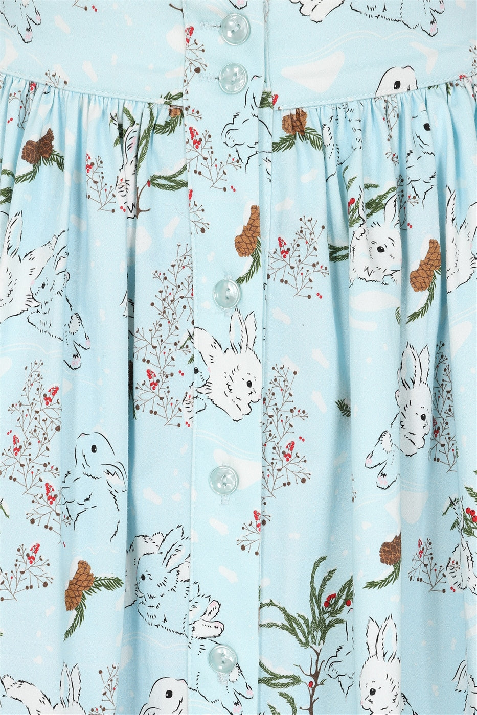 Mariana Snowy Rabbit Swing Skirt