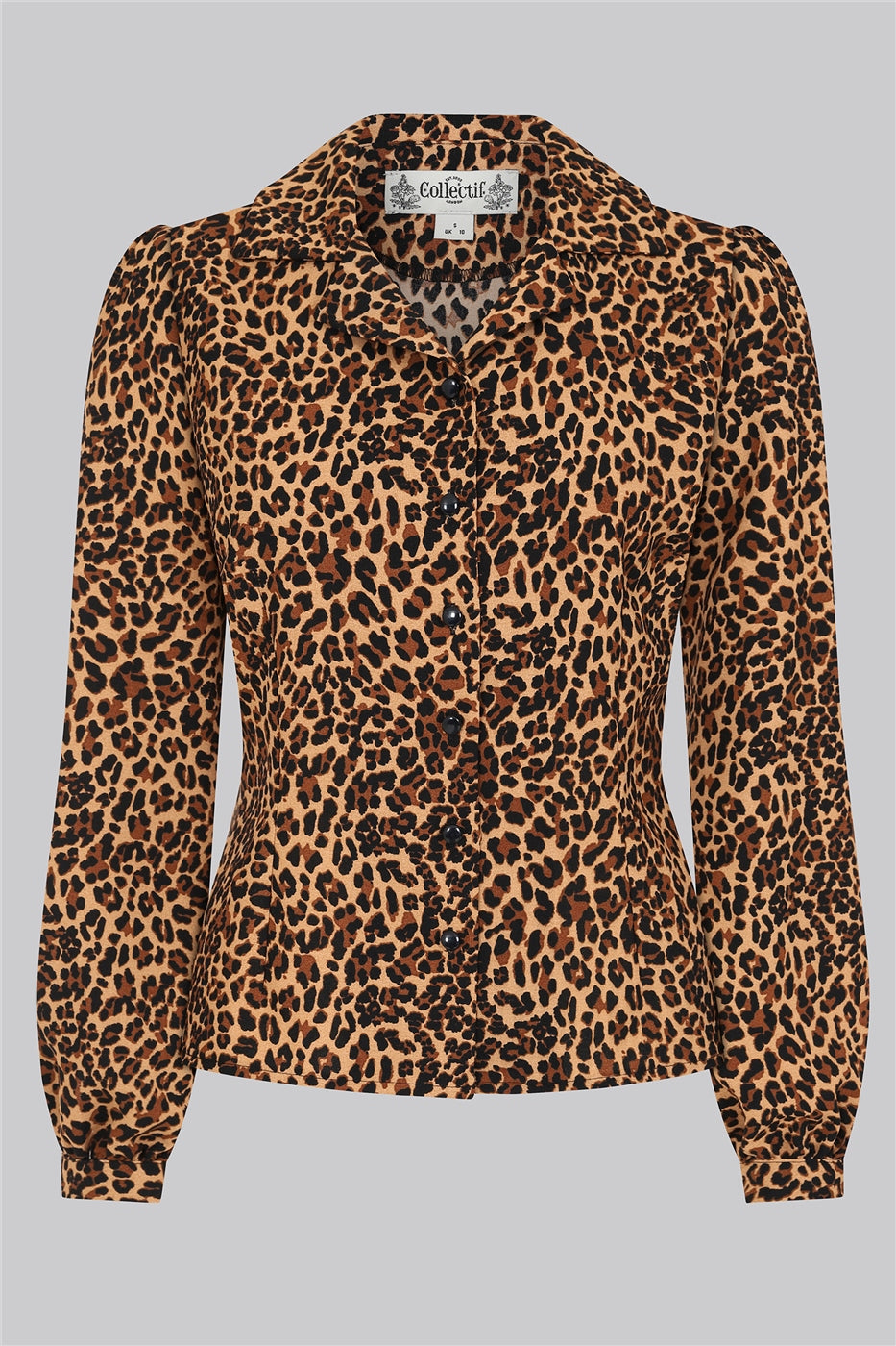 Jerry Leopard Print Blouse