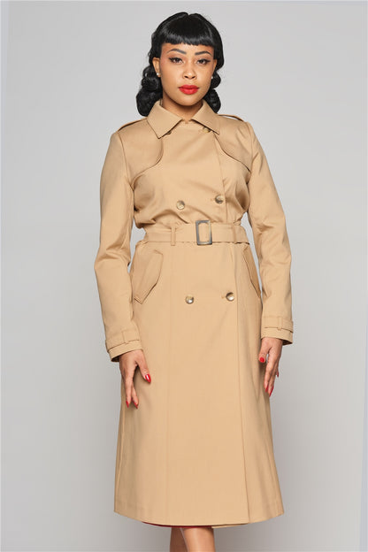 Kathie 40s Trench Coat