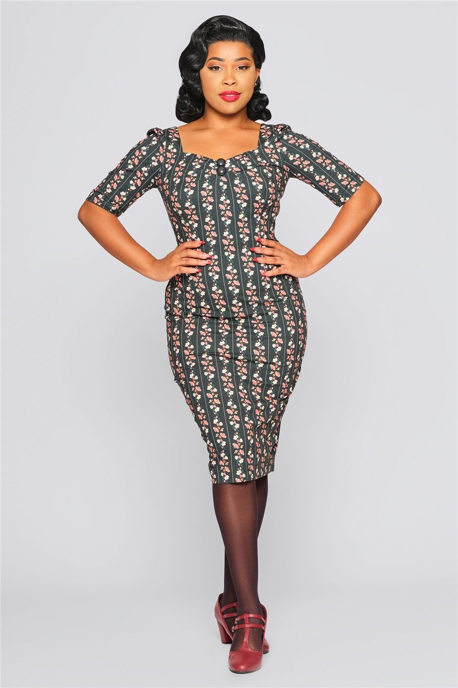 Dolores Wallflower Pencil Dress