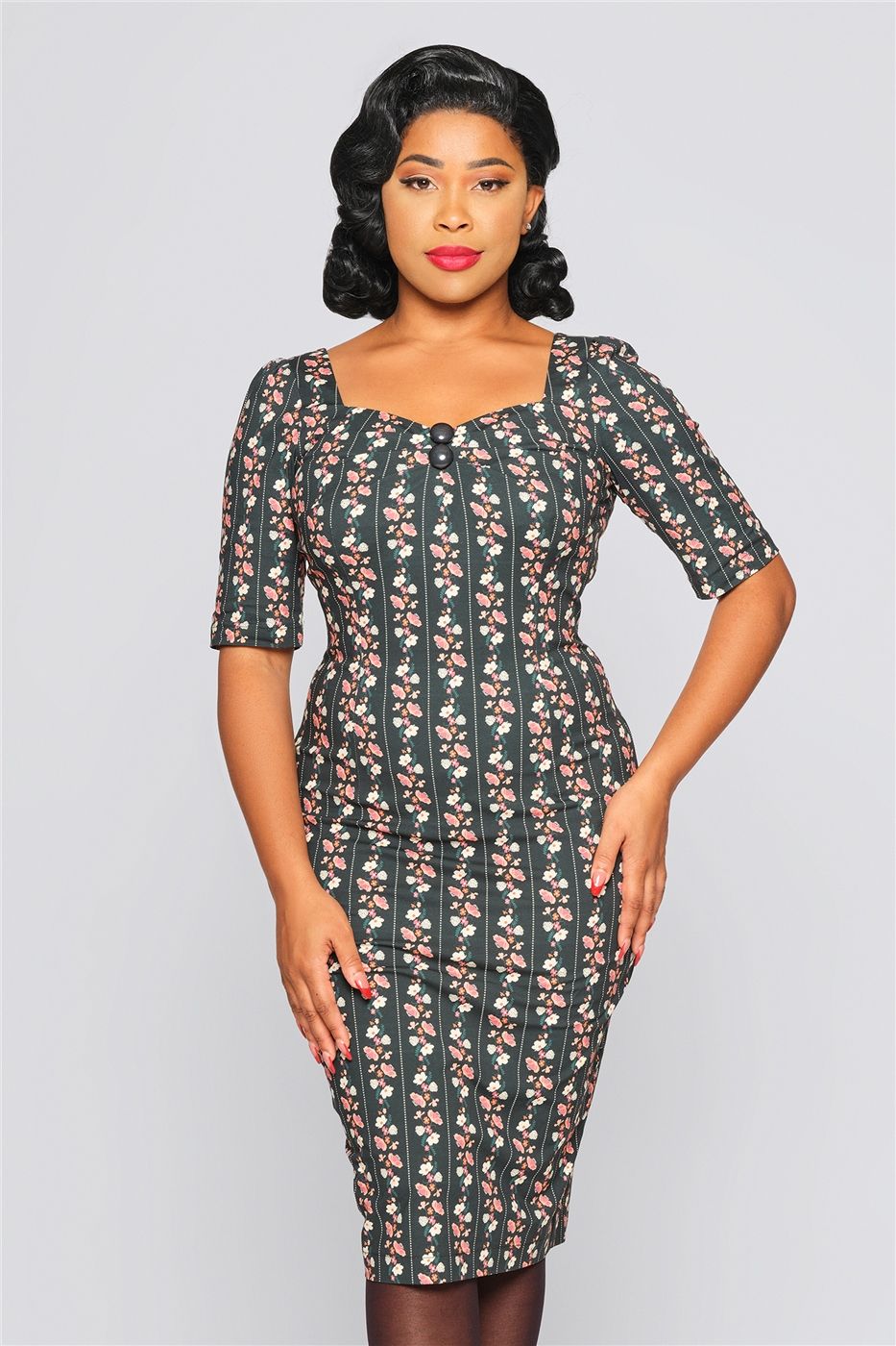 Dolores Wallflower Pencil Dress