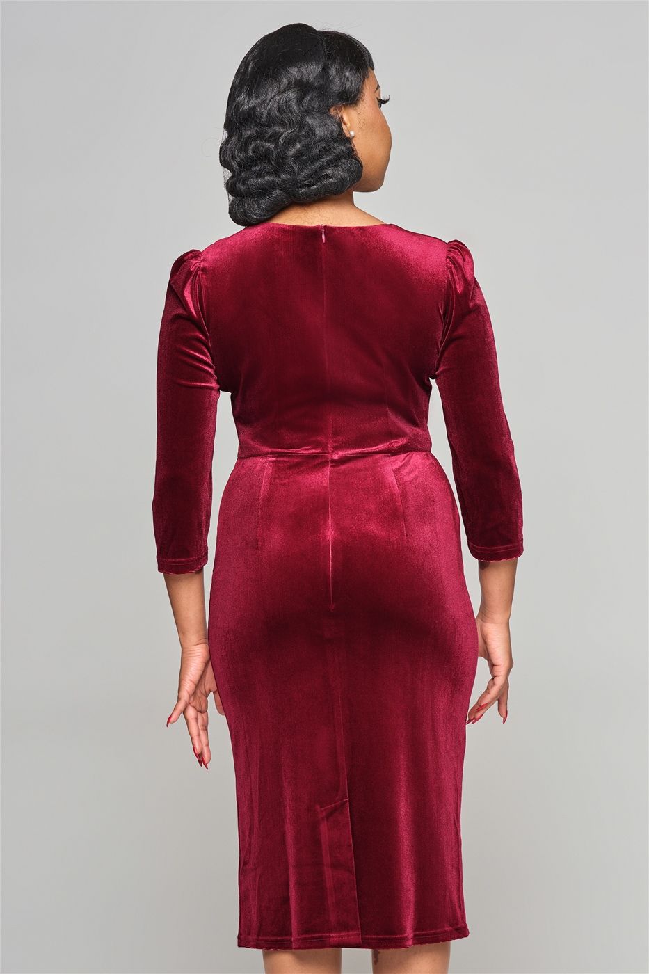 Vanessa Velvet Pencil Dress