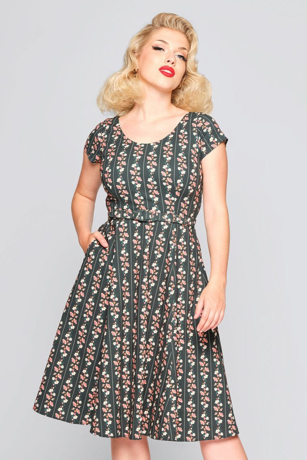 Fatima Wallflower Flared Dress