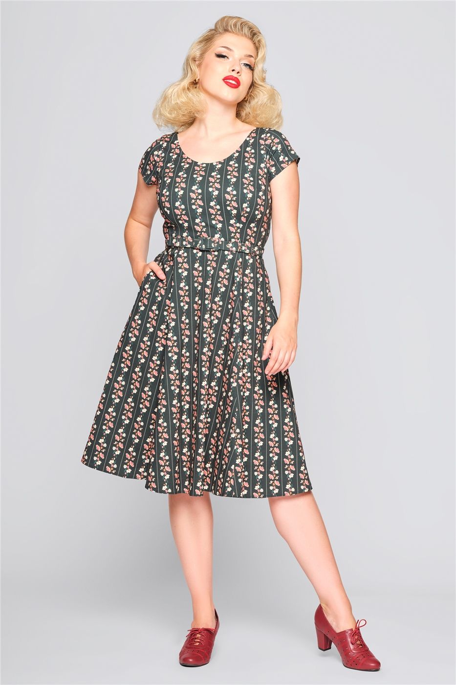 Fatima Wallflower Flared Dress