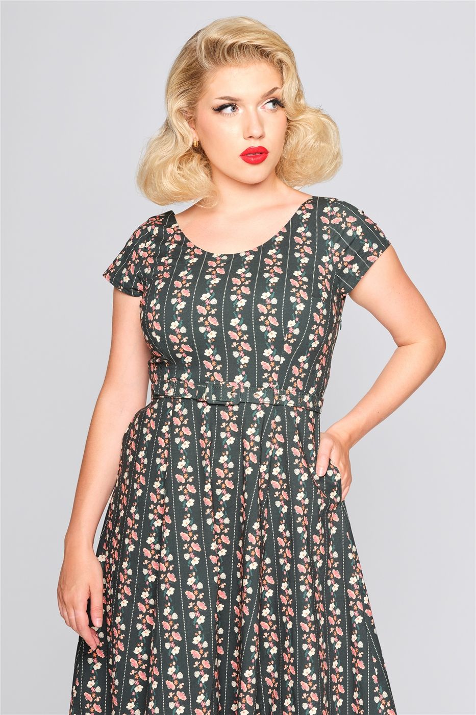 Fatima Wallflower Flared Dress