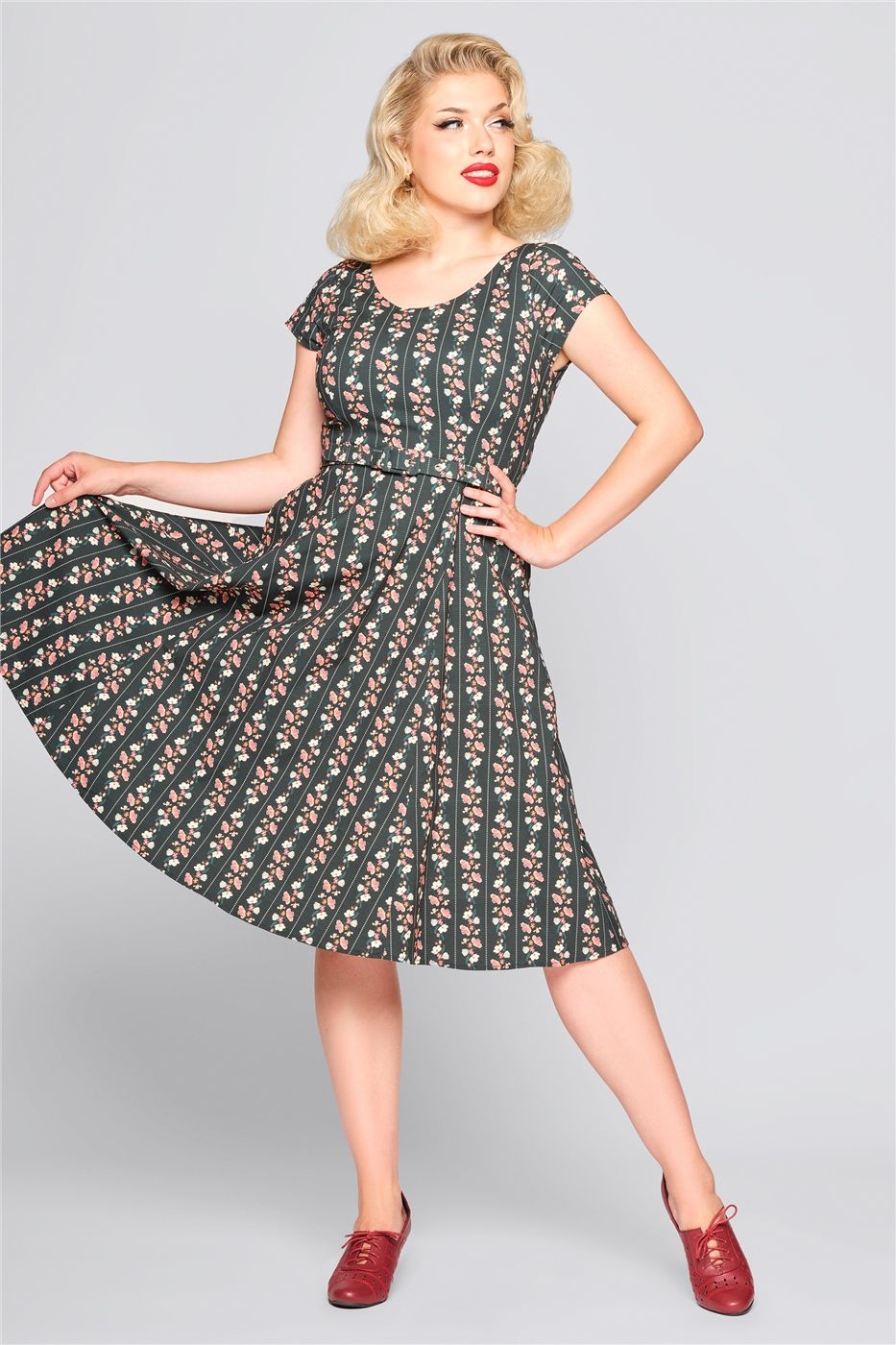 Fatima Wallflower Flared Dress