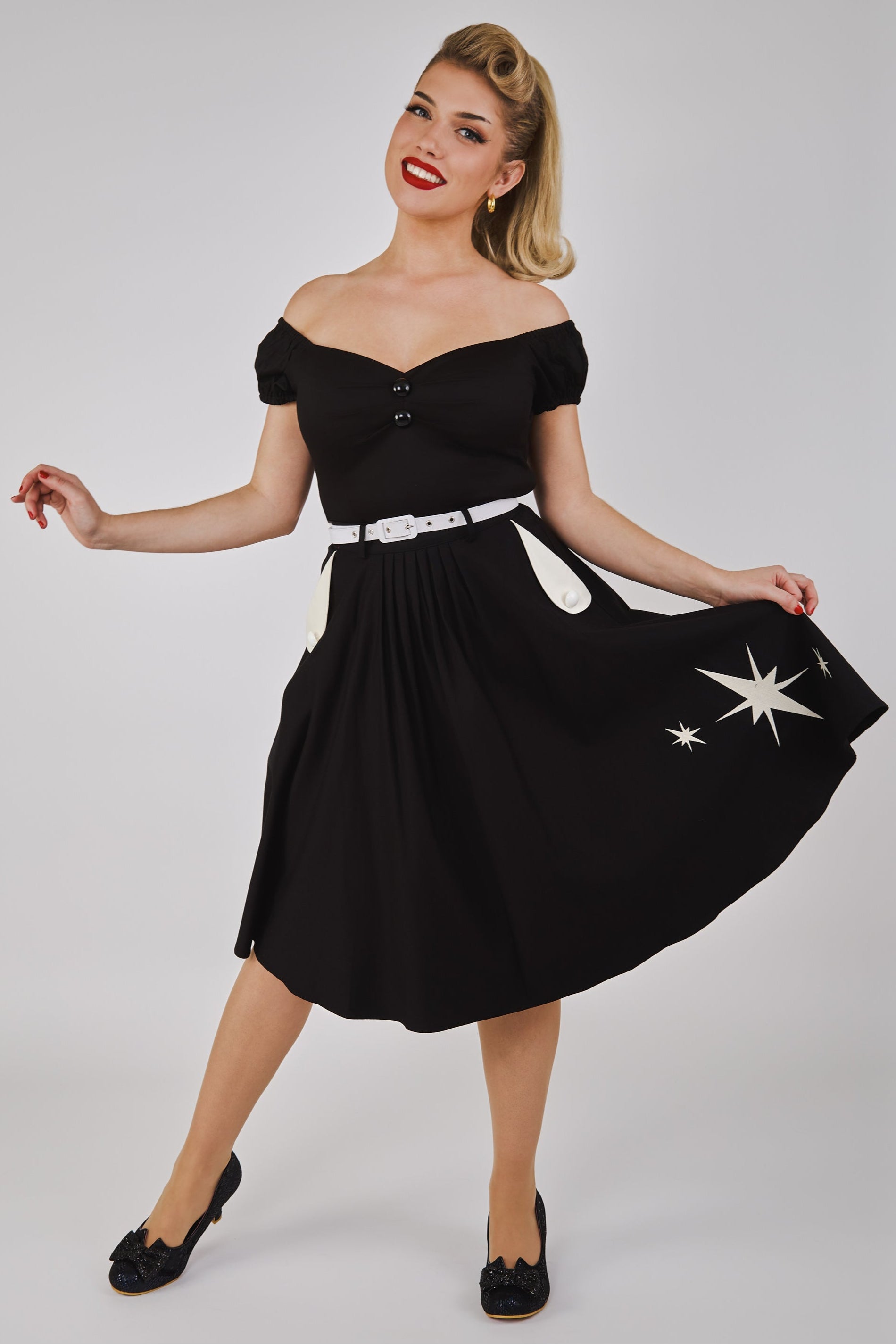 Dakota Atomic Star Swing Skirt