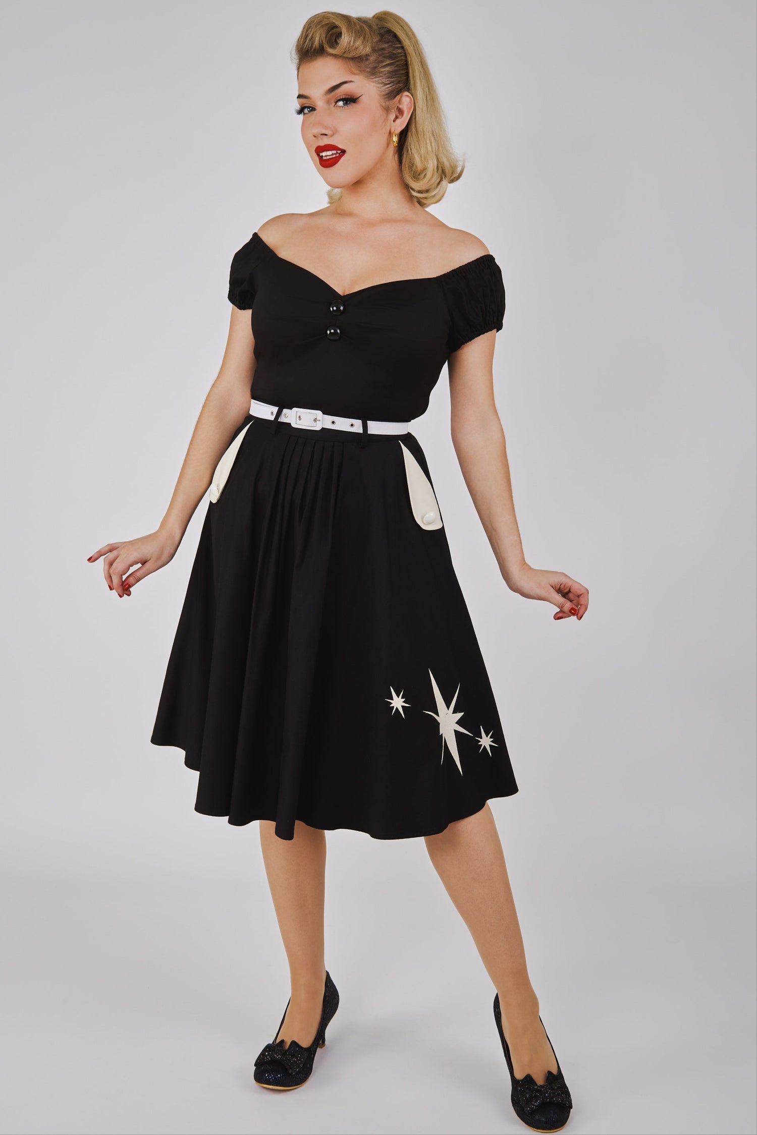 Dakota Atomic Star Swing Skirt