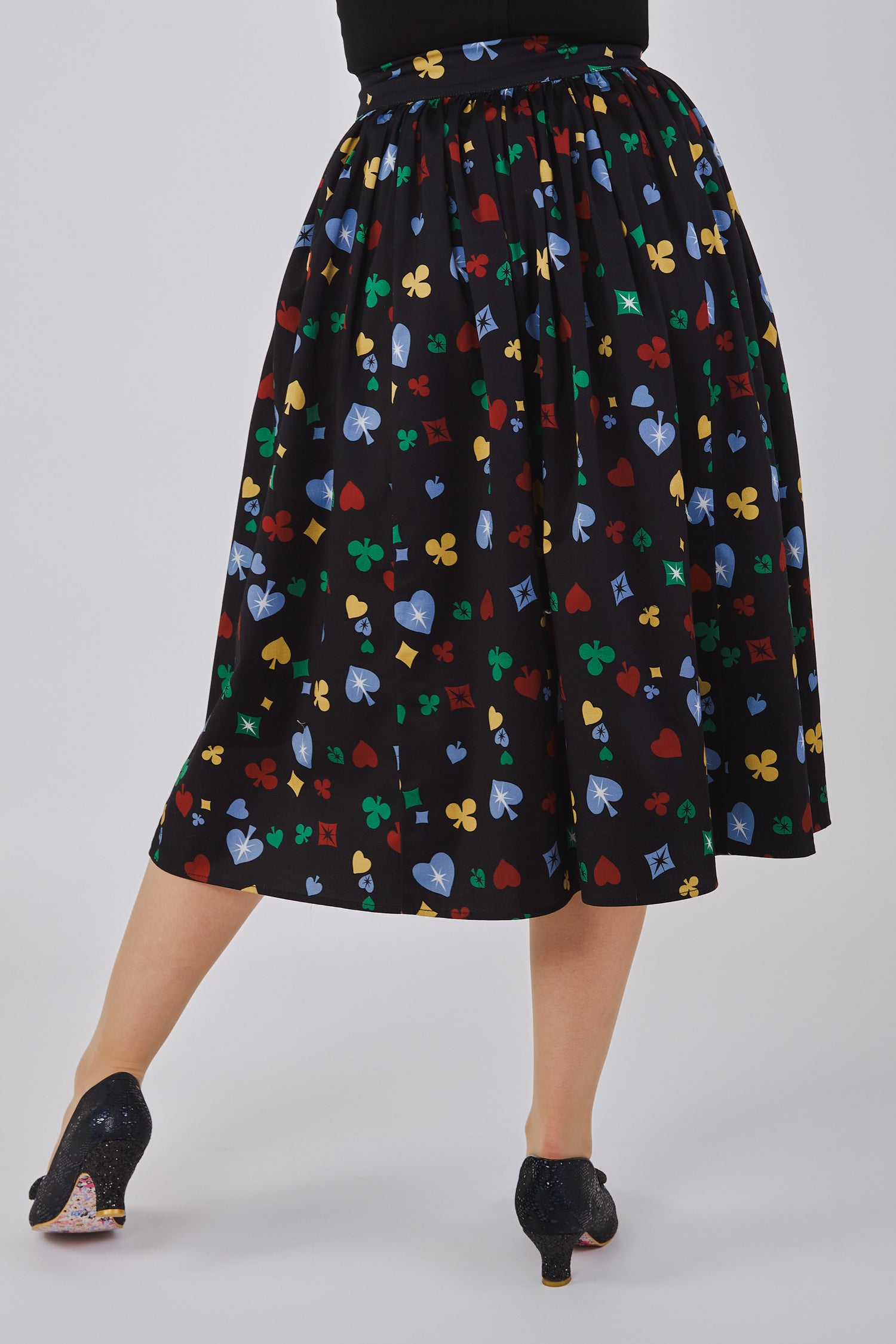 Marianna Polka Poker Swing Skirt