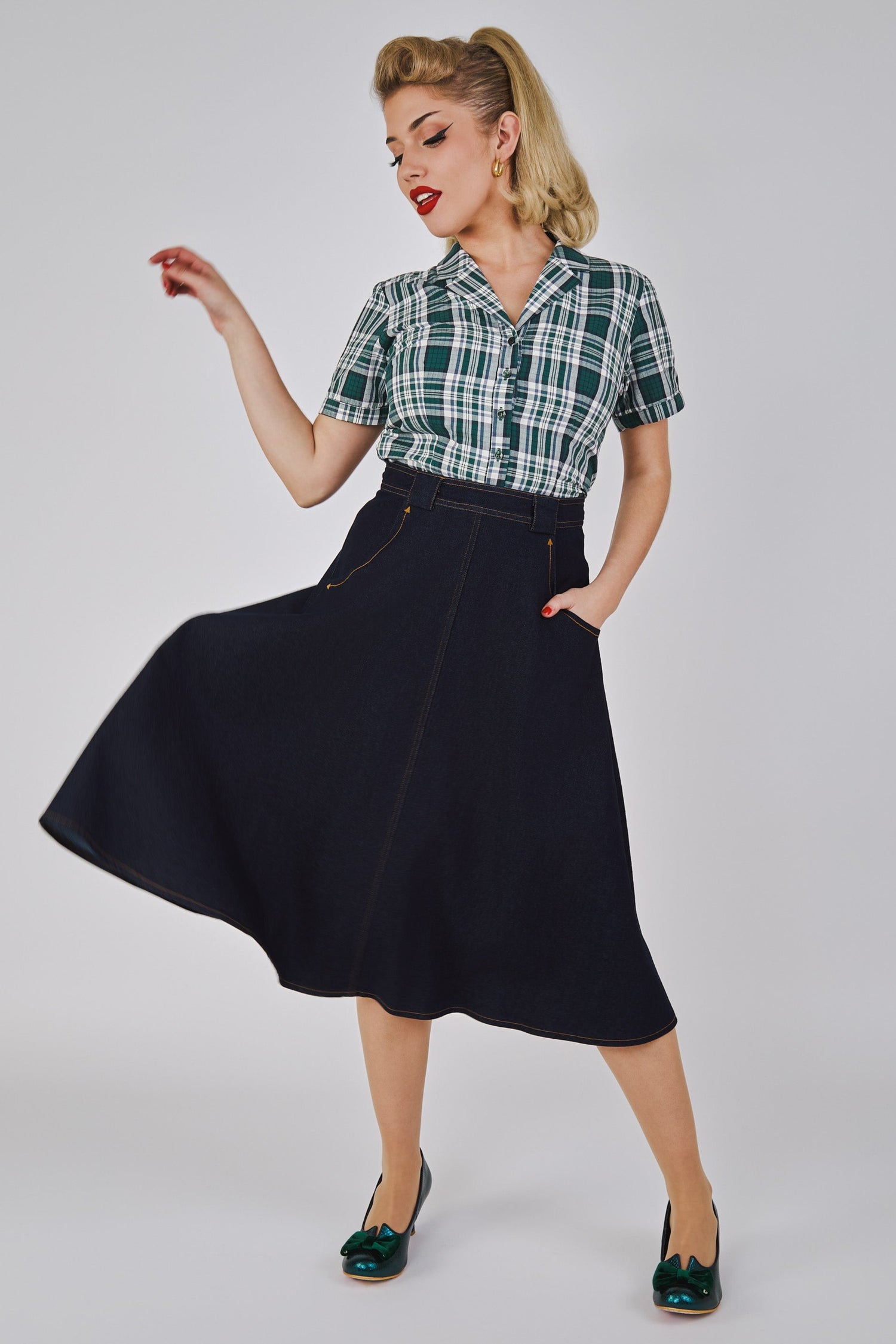 Mary-Sue Denim Skirt