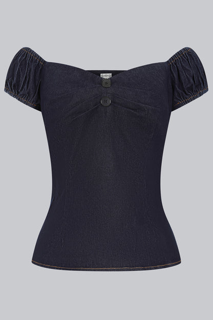 Dolores Denim Top