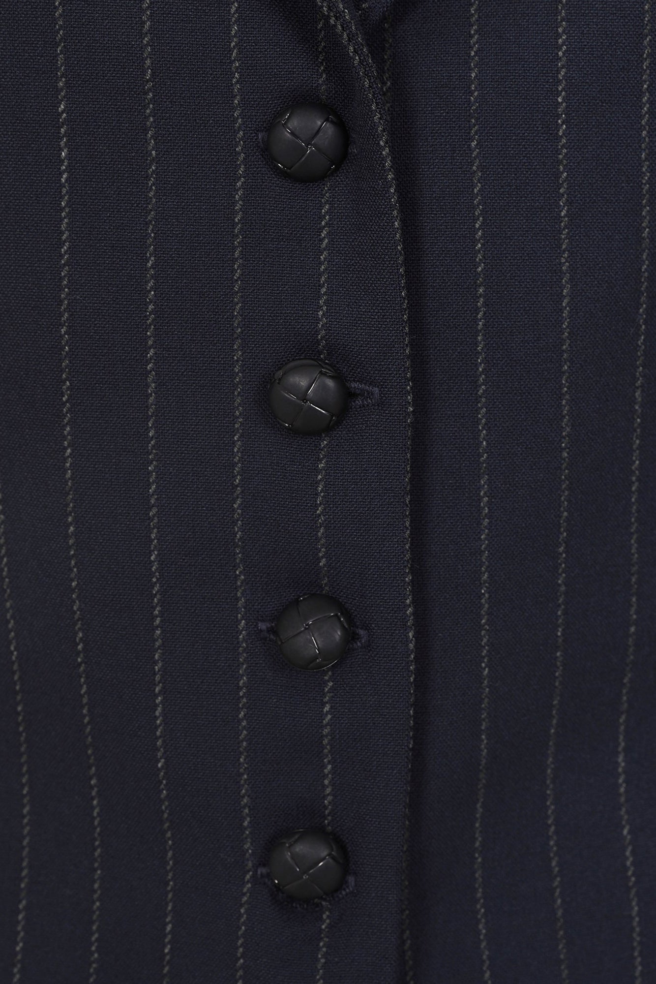 Professor Navy Pinstripe Waistcoat