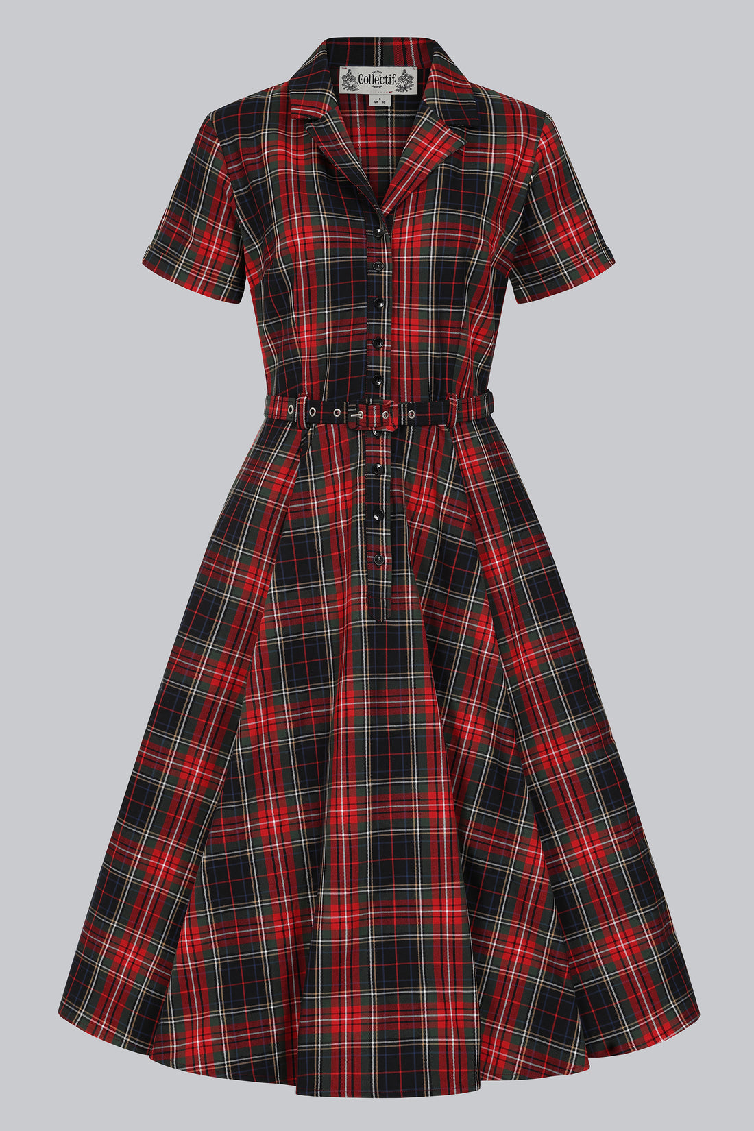 Caterina Classic Check Swing Dress