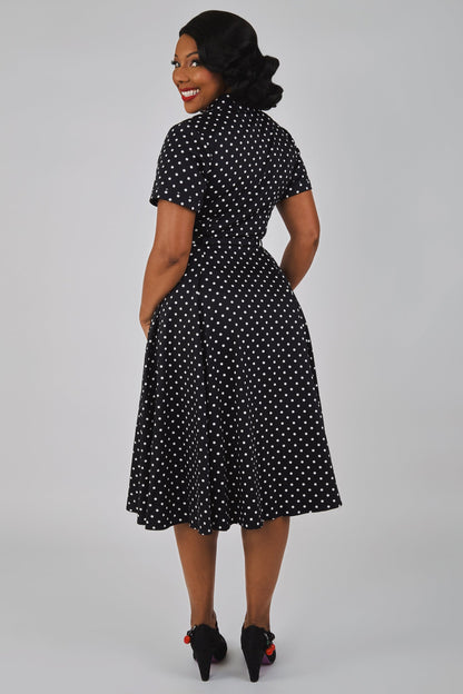 Caterina Polka Swing Dress