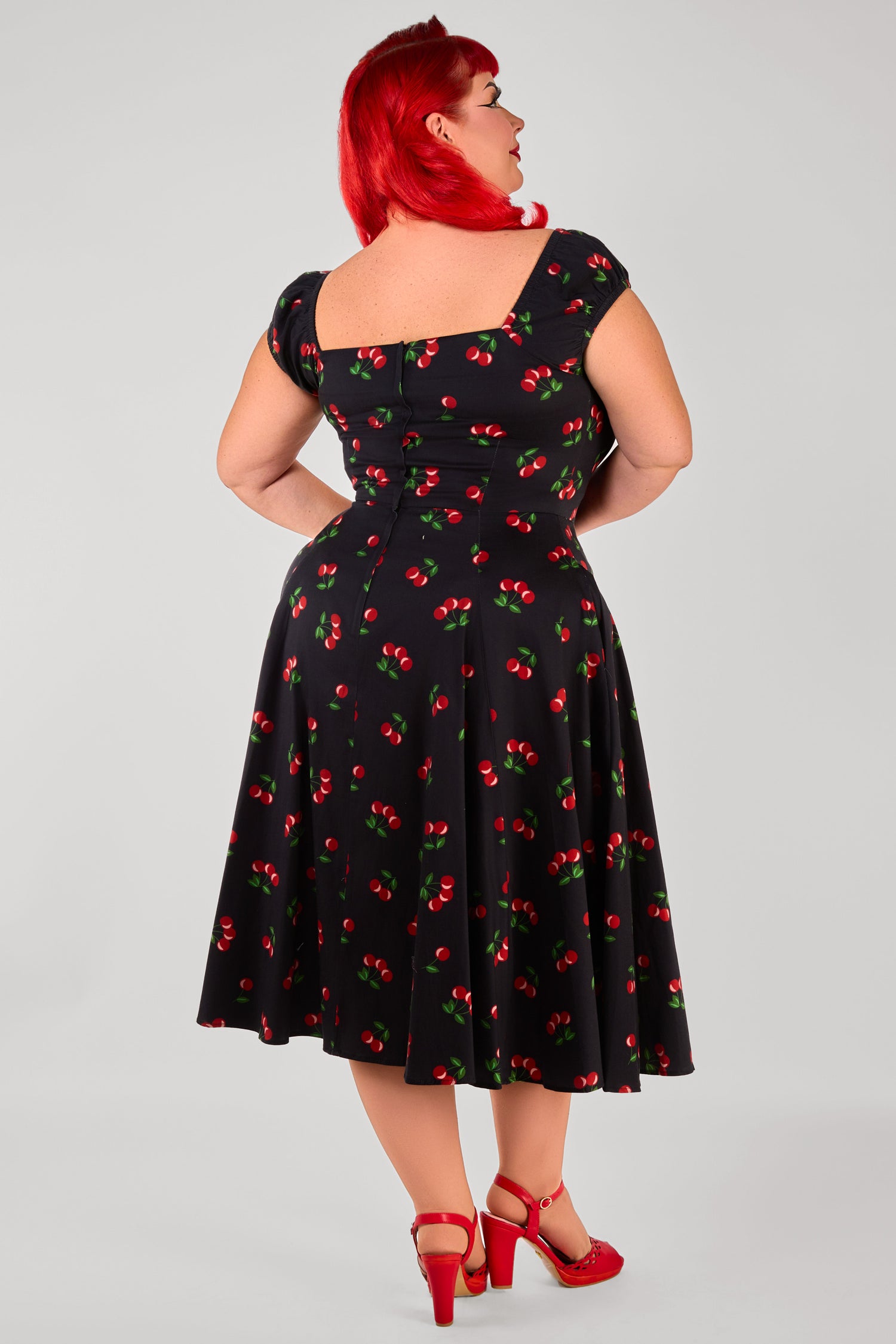 Dolores 50s Cherries Doll Dress