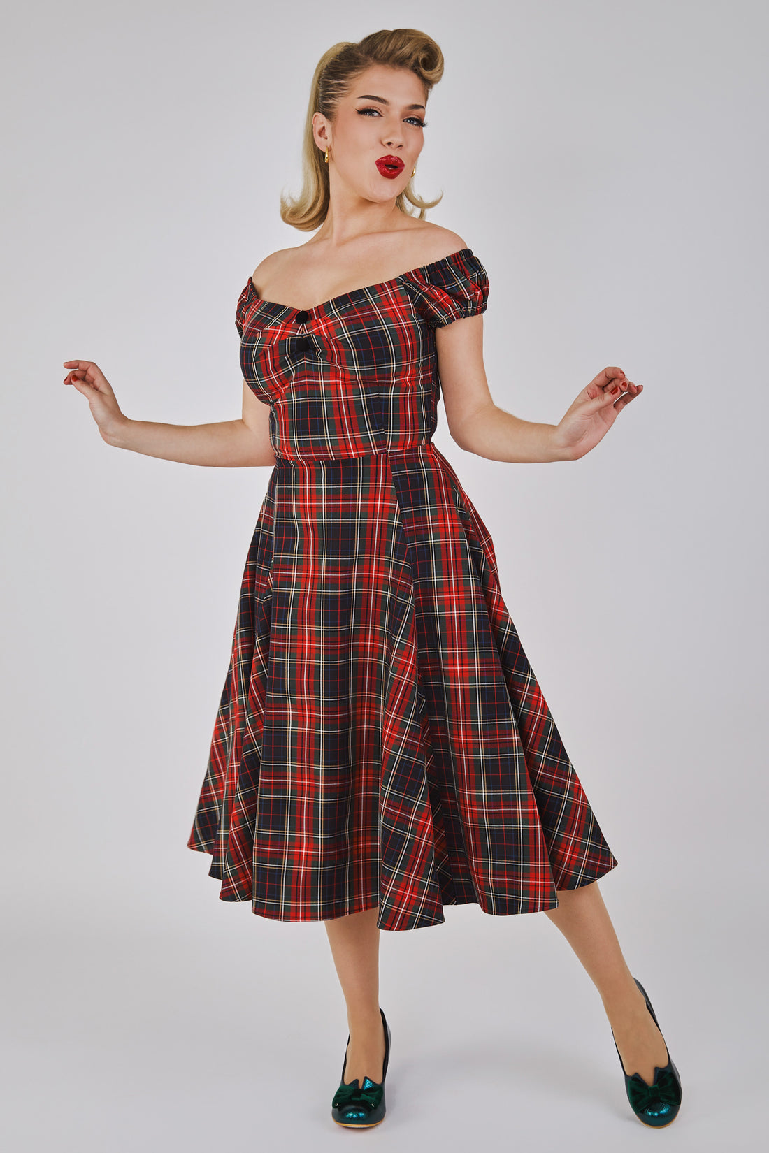 Dolores Classic Check Doll Dress