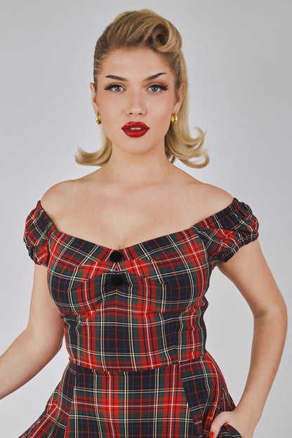 Dolores Classic Check Doll Dress