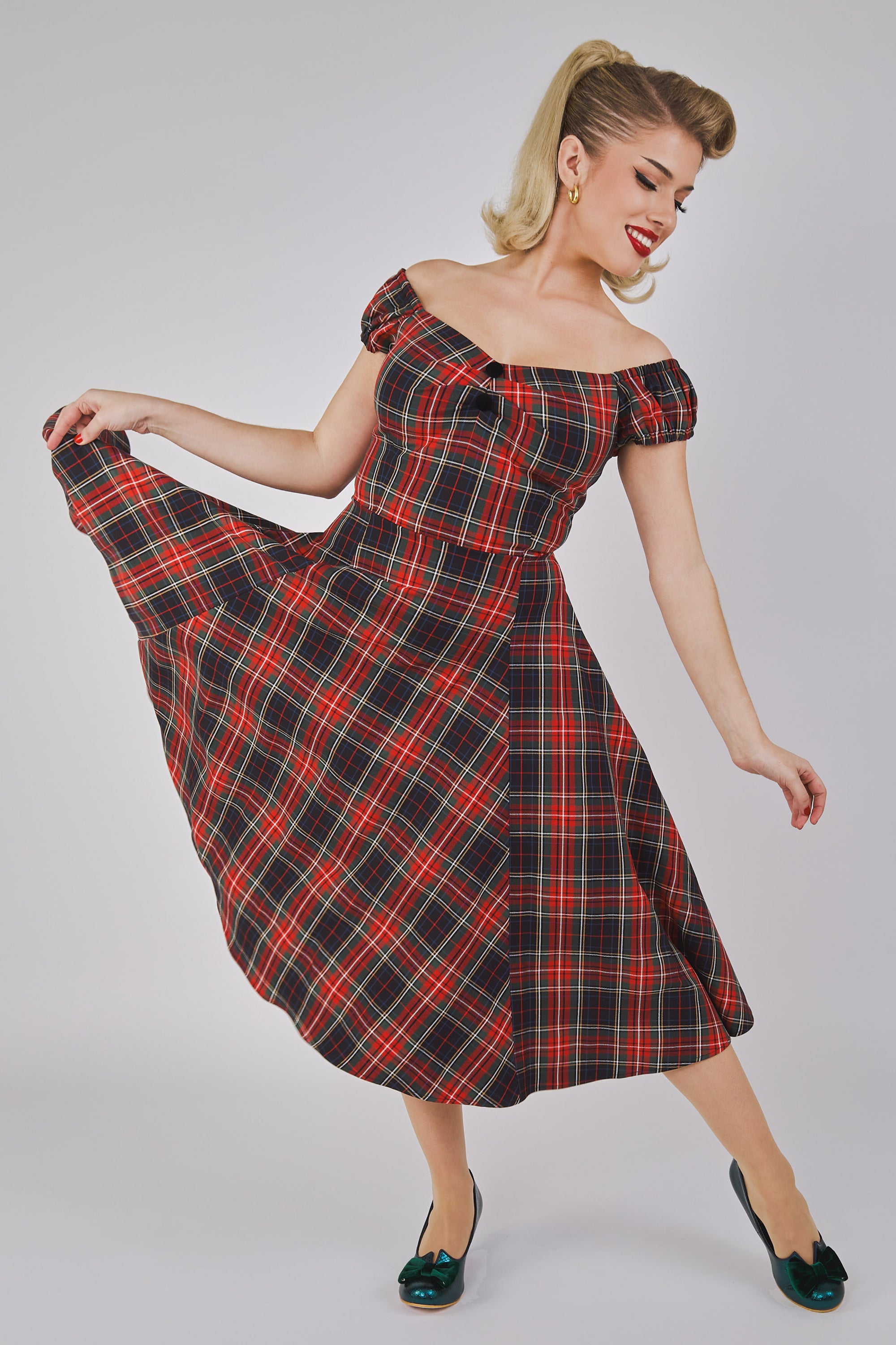 Dolores Classic Check Doll Dress