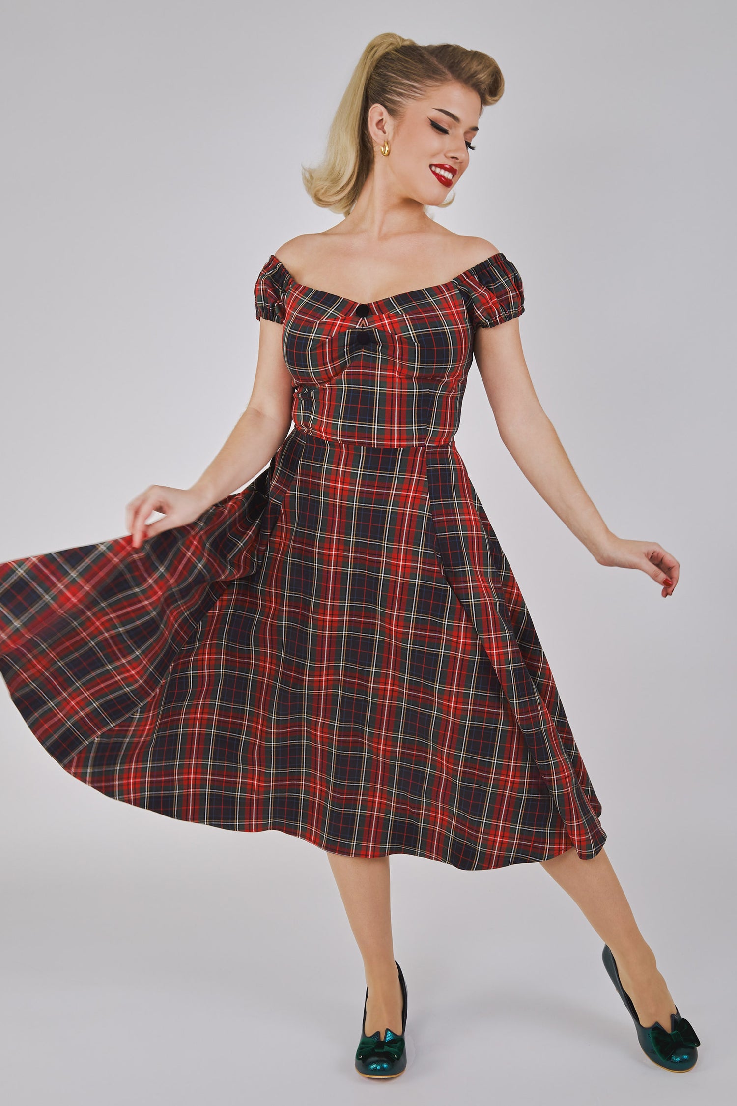 Dolores Classic Check Doll Dress