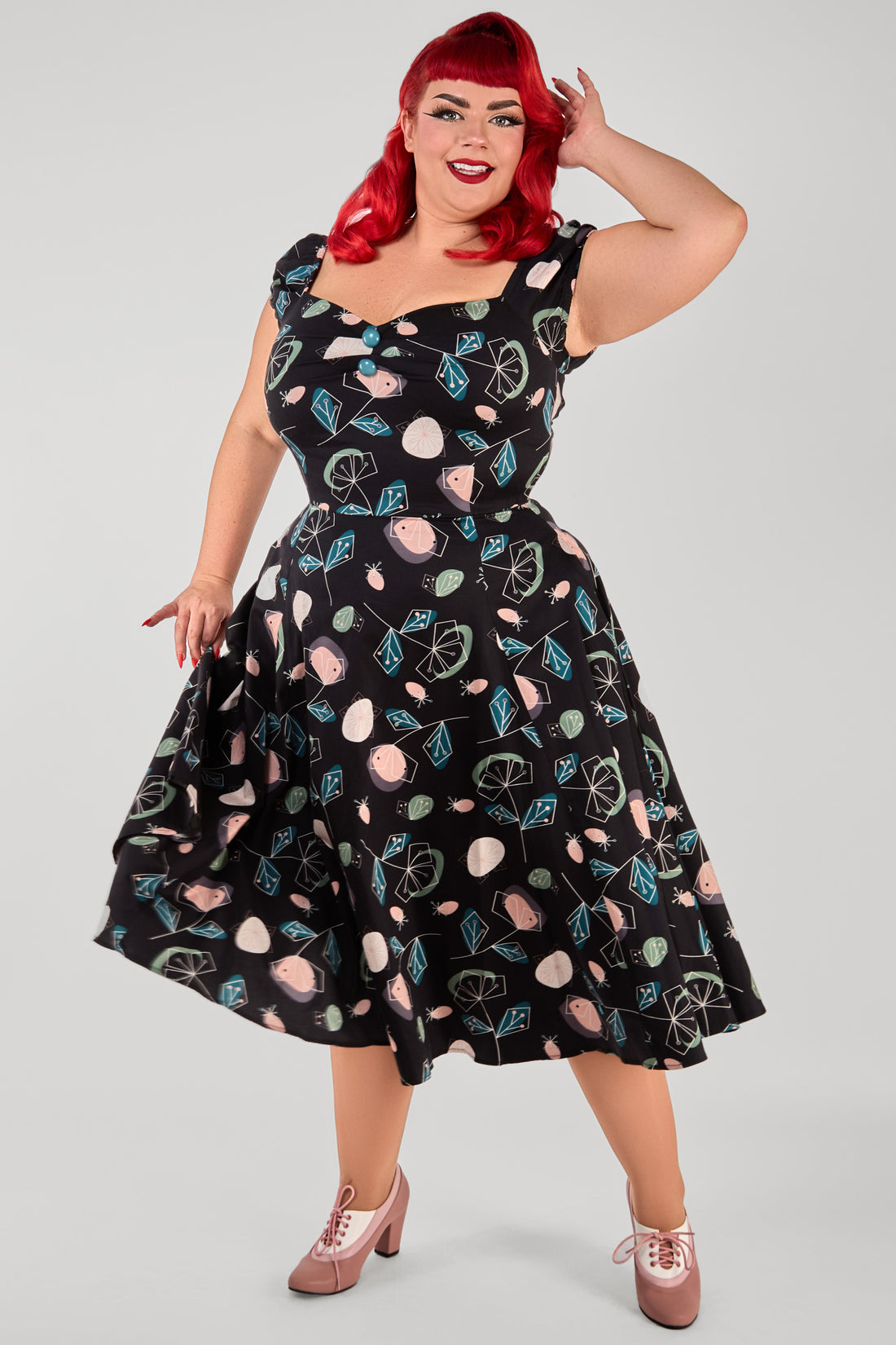 Dolores Atomic Floral Doll Dress