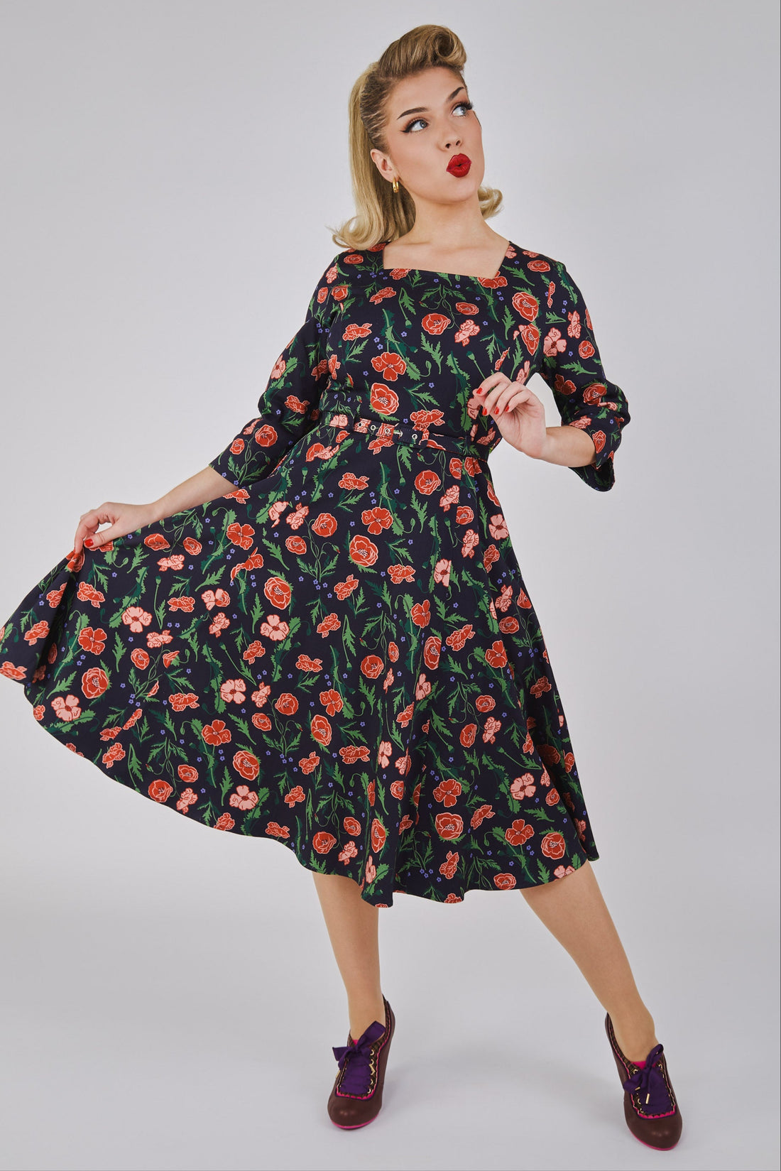 Suze Poppy Swing Dress