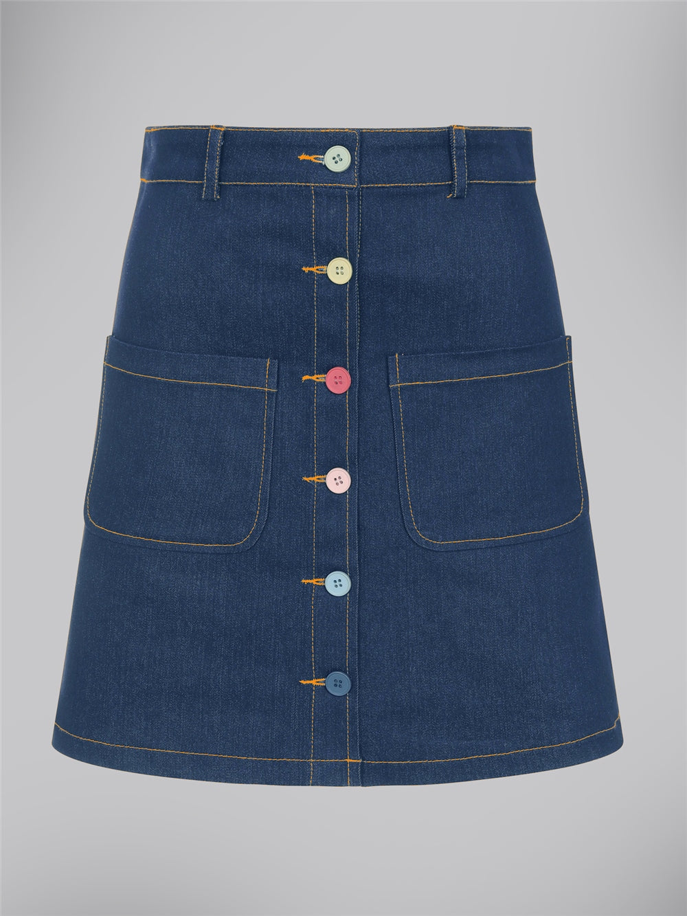 Anny Rainbow Dreamer Denim Skirt